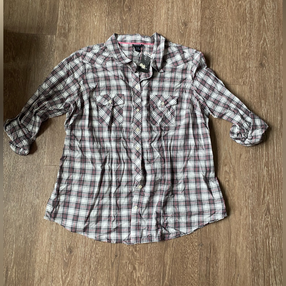 Torrid Size 2 Women’s Button Down Flannel - Brand New